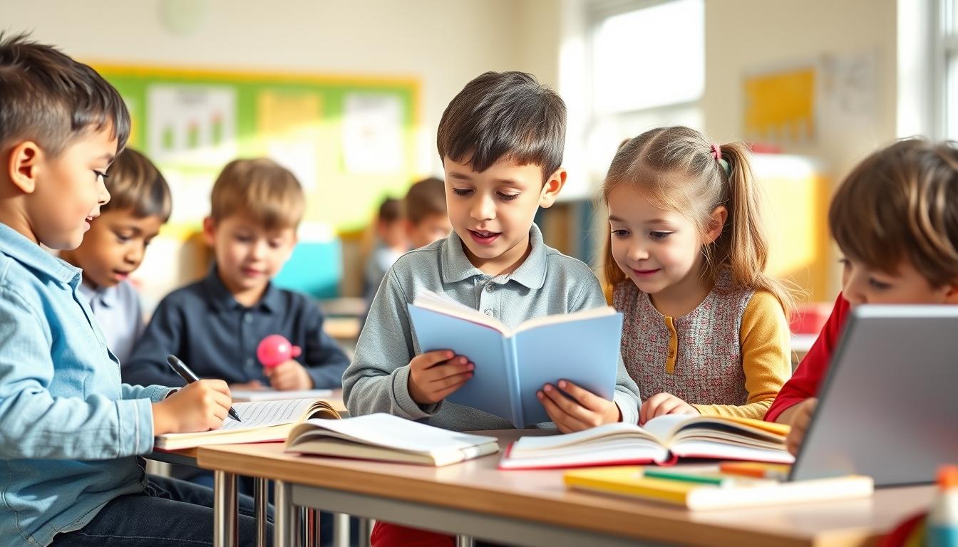 Structured study materials and learning resources on a desk