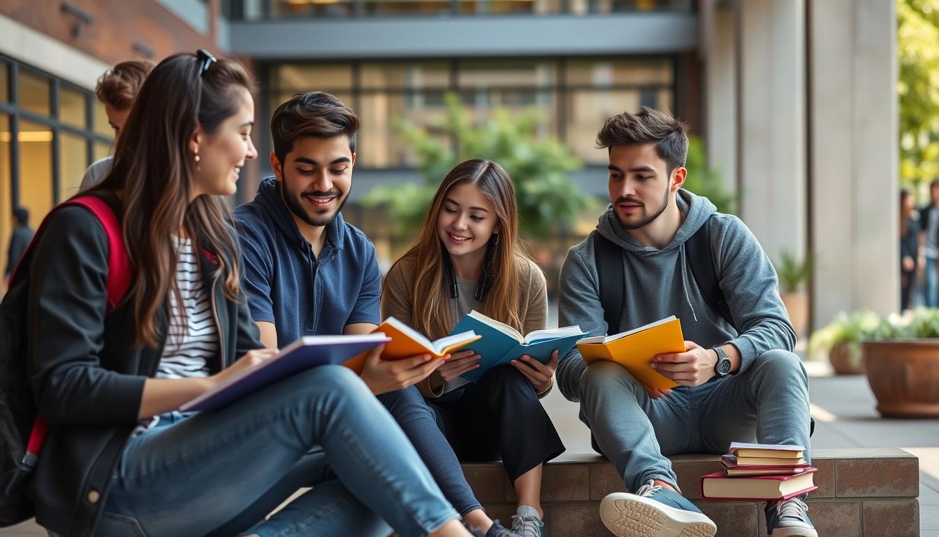 Student developing practical and academic skills